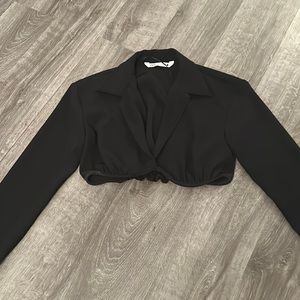 Zara blazer top